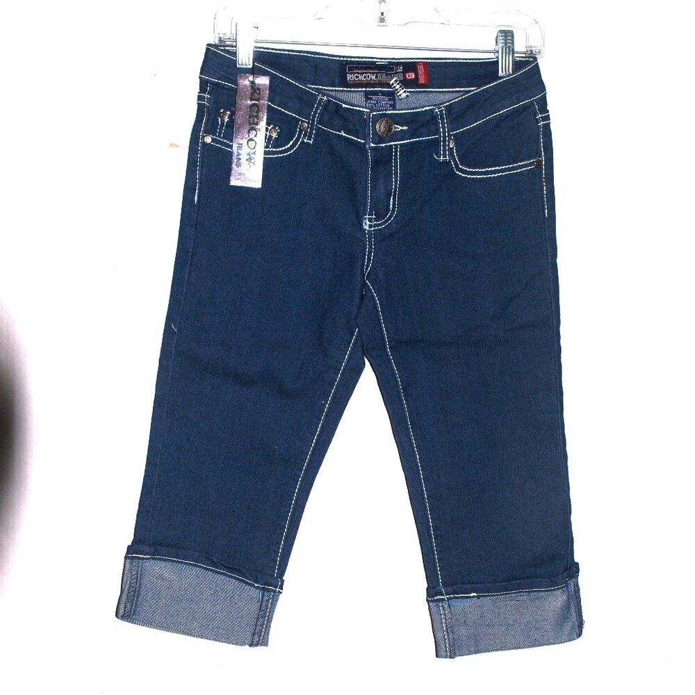 Richcow Blue Capri Jeans Women Size 3